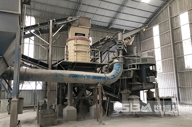 花崗巖制砂機(jī)現(xiàn)場圖