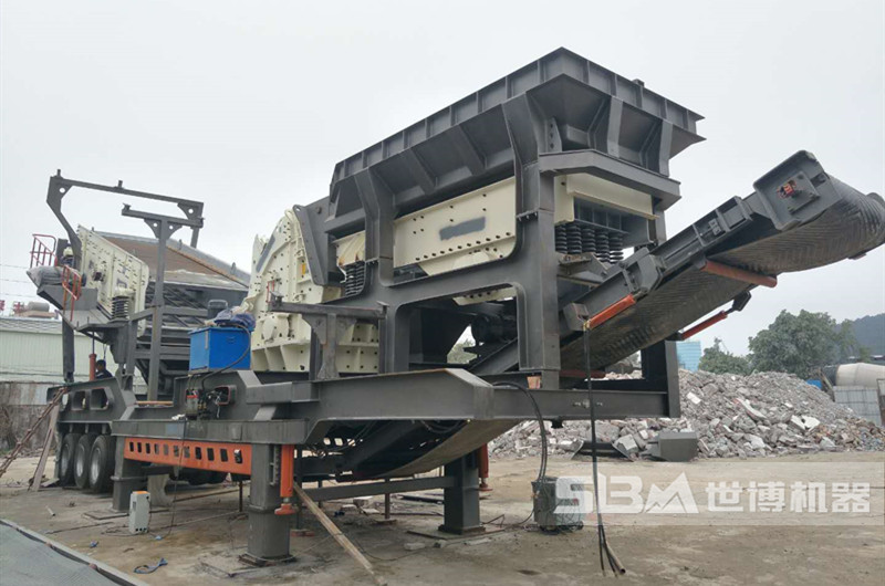 建筑垃圾多機(jī)組合破碎機(jī)，反擊破移動(dòng)破碎機(jī)