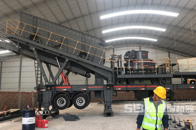 輪胎移動(dòng)制砂一體機(jī)