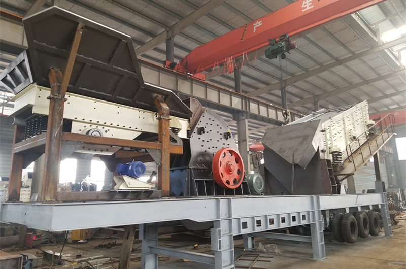 移動(dòng)重錘式破碎機(jī)，移動(dòng)石灰石破碎生產(chǎn)方案