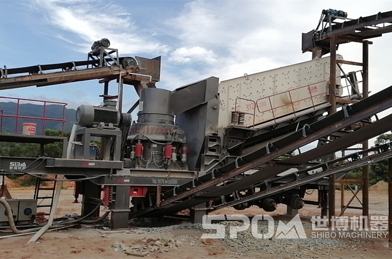 圓錐破移動(dòng)石子破碎機(jī)