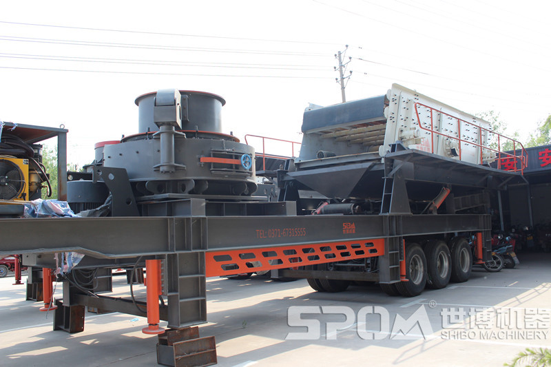5X立軸沖擊式制砂機(jī)移動車