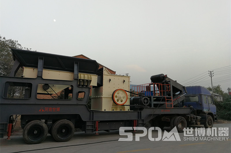 移動方箱式破碎機，簡易移動破碎機