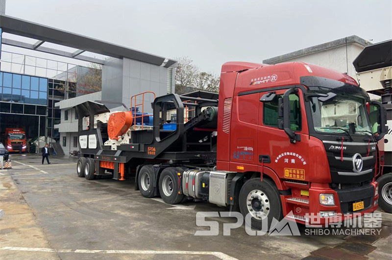 流動(dòng)破碎石子機(jī)，世博車載移動(dòng)破碎機(jī)